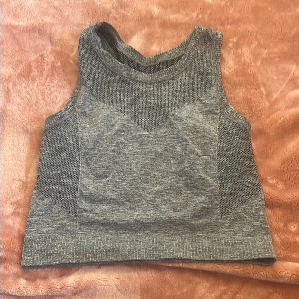 Athleta Gray Muscle Tee